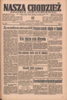 Nasza Chodzież: organ poświęcony obronie interesów narodowych na zachodnich ziemiach Polski 1936.09.17 R.7 Nr216