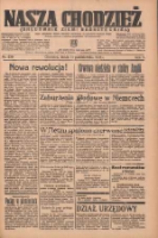 Nasza Chodzież: organ poświęcony obronie interesów narodowych na zachodnich ziemiach Polski 1936.10.14 R.7 Nr239