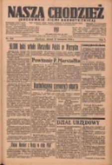 Nasza Chodzież: organ poświęcony obronie interesów narodowych na zachodnich ziemiach Polski 1936.11.17 R.7 Nr268