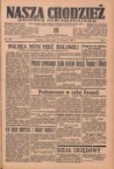 Nasza Chodzież: organ poświęcony obronie interesów narodowych na zachodnich ziemiach Polski 1936.11.21 R.7 Nr272