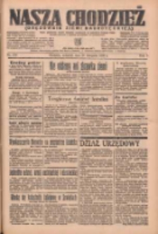 Nasza Chodzież: organ poświęcony obronie interesów narodowych na zachodnich ziemiach Polski 1936.11.26 R.7 Nr276