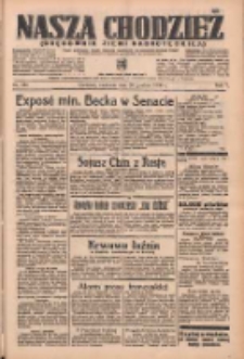 Nasza Chodzież: organ poświęcony obronie interesów narodowych na zachodnich ziemiach Polski 1936.12.20 R.7 Nr296