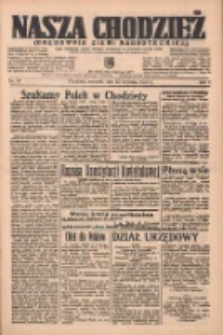 Nasza Chodzież: organ poświęcony obronie interesów narodowych na zachodnich ziemiach Polski 1937.04.22 R.8 Nr92