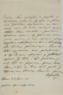 List Kunegundy Mycielskiej do Celestyny Działyńskiej, Drzewce 02.06.1845