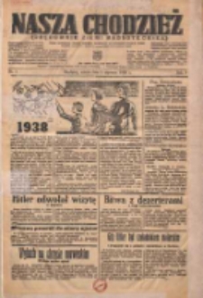 Nasza Chodzież: organ poświęcony obronie interesów narodowych na zachodnich ziemiach Polski 1938.01.01 R.9 Nr1