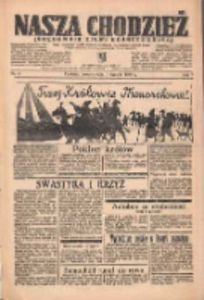 Nasza Chodzież: organ poświęcony obronie interesów narodowych na zachodnich ziemiach Polski 1938.01.06 R.9 Nr4