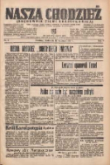 Nasza Chodzież: organ poświęcony obronie interesów narodowych na zachodnich ziemiach Polski 1938.01.12 R.9 Nr8