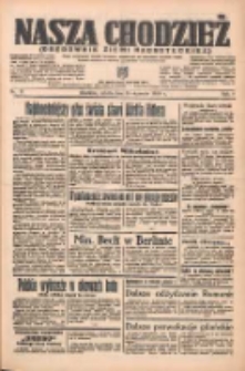 Nasza Chodzież: organ poświęcony obronie interesów narodowych na zachodnich ziemiach Polski 1938.01.15 R.9 Nr11