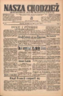 Nasza Chodzież: organ poświęcony obronie interesów narodowych na zachodnich ziemiach Polski 1938.01.16 R.9 Nr12