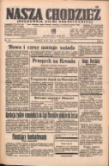 Nasza Chodzież: organ poświęcony obronie interesów narodowych na zachodnich ziemiach Polski 1938.01.26 R.9 Nr20