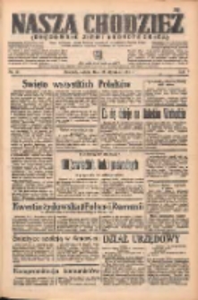 Nasza Chodzież: organ poświęcony obronie interesów narodowych na zachodnich ziemiach Polski 1938.01.29 R.9 Nr23