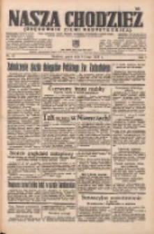 Nasza Chodzież: organ poświęcony obronie interesów narodowych na zachodnich ziemiach Polski 1938.02.04 R.9 Nr27