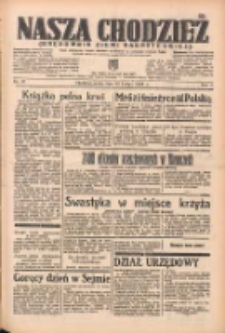 Nasza Chodzież: organ poświęcony obronie interes&oacute;w narodowych na zachodnich ziemiach Polski 1938.02.16 R.9 Nr37