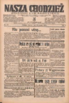 Nasza Chodzież: organ poświęcony obronie interesów narodowych na zachodnich ziemiach Polski 1938.08.18 R.9 Nr187