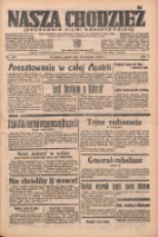 Nasza Chodzież: organ poświęcony obronie interesów narodowych na zachodnich ziemiach Polski 1938.08.19 R.9 Nr188