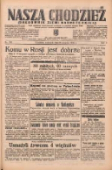 Nasza Chodzież: organ poświęcony obronie interesów narodowych na zachodnich ziemiach Polski 1938.08.28 R.9 Nr196
