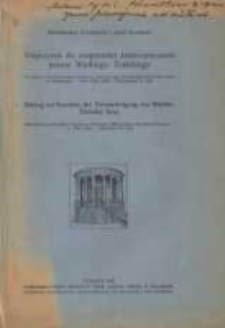 Przyczynek do znajomości zanieczyszczenia jeziora Wielkiego Żnińskiego; Beitrag zur Kenntnis der Verunreinigung des Wielkie-Żnińskie Sees