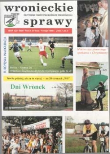 Wronieckie Sprawy 1998.05.14 R.9 Nr9(92)