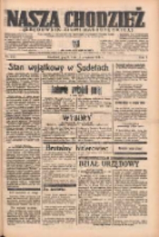 Nasza Chodzież: organ poświęcony obronie interesów narodowych na zachodnich ziemiach Polski 1938.09.16 R.9 Nr212