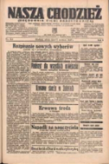 Nasza Chodzież: organ poświęcony obronie interesów narodowych na zachodnich ziemiach Polski 1938.09.17 R.9 Nr213