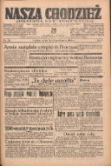 Nasza Chodzież: organ poświęcony obronie interesów narodowych na zachodnich ziemiach Polski 1938.10.08 R.9 Nr231