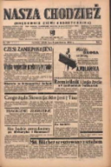 Nasza Chodzież: organ poświęcony obronie interesów narodowych na zachodnich ziemiach Polski 1938.10.08 R.9 Nr232