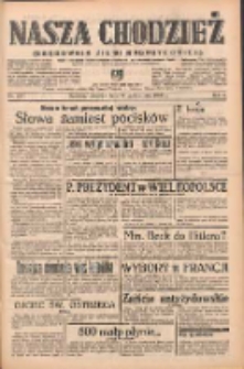 Nasza Chodzież: organ poświęcony obronie interesów narodowych na zachodnich ziemiach Polski 1938.10.27 R.9 Nr247