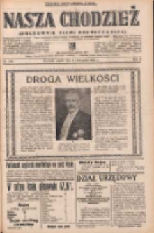 Nasza Chodzież: organ poświęcony obronie interesów narodowych na zachodnich ziemiach Polski 1938.11.11 R.9 Nr259