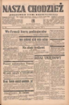 Nasza Chodzież: organ poświęcony obronie interesów narodowych na zachodnich ziemiach Polski 1938.12.07 R.9 Nr280