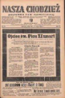 Nasza Chodzież: organ poświęcony obronie interesów narodowych na zachodnich ziemiach Polski 1939.02.11 R.10 Nr34
