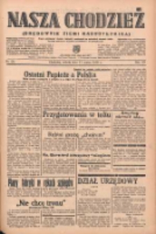 Nasza Chodzież: organ poświęcony obronie interesów narodowych na zachodnich ziemiach Polski 1939.03.11 R.10 Nr58