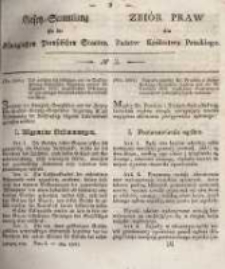 Gesetz-Sammlung für die Königlichen Preussischen Staaten. 1834 No3