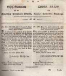 Gesetz-Sammlung für die Königlichen Preussischen Staaten. 1834 No6