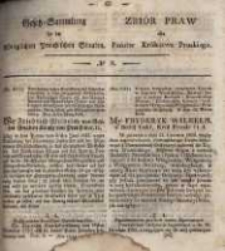 Gesetz-Sammlung für die Königlichen Preussischen Staaten. 1834 No8
