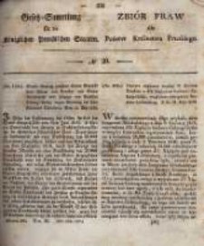 Gesetz-Sammlung für die Königlichen Preussischen Staaten. 1834 No20