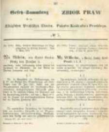 Gesetz-Sammlung für die Königlichen Preussischen Staaten. 1873.04.05 No7