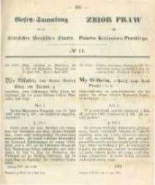 Gesetz-Sammlung für die Königlichen Preussischen Staaten. 1873.05.01 No11