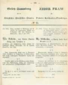 Gesetz-Sammlung für die Königlichen Preussischen Staaten. 1873.07.07 No25