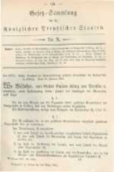 Gesetz-Sammlung für die Königlichen Preussischen Staaten. 1881.03.24 No9