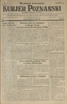 Kurier Poznański 1930.02.19 R.25 nr 82