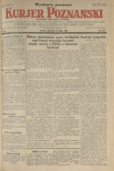 Kurier Poznański 1930.02.21 R.25 nr 85