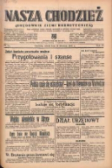 Nasza Chodzież: organ poświęcony obronie interesów narodowych na zachodnich ziemiach Polski 1939.04.15 R.10 Nr87