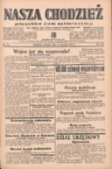Nasza Chodzież: organ poświęcony obronie interes&oacute;w narodowych na zachodnich ziemiach Polski 1939.04.27 R.10 Nr97