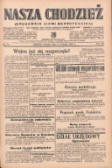 Nasza Chodzież: organ poświęcony obronie interesów narodowych na zachodnich ziemiach Polski 1939.04.27 R.10 Nr97