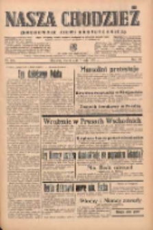 Nasza Chodzież: organ poświęcony obronie interesów narodowych na zachodnich ziemiach Polski 1939.05.09 R.10 Nr106