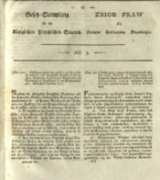 Gesetz-Sammlung für die Königlichen Preussischen Staaten. 1822 No3