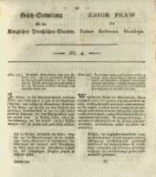Gesetz-Sammlung für die Königlichen Preussischen Staaten. 1823 No4