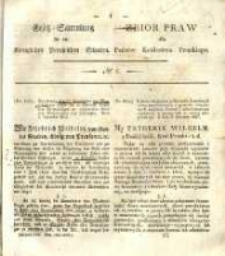 Gesetz-Sammlung für die Königlichen Preussischen Staaten. 1838 No1