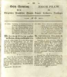 Gesetz-Sammlung für die Königlichen Preussischen Staaten. 1839 No19