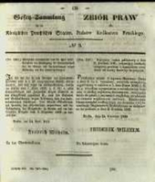 Gesetz-Sammlung für die Königlichen Preussischen Staaten. 1841 No9